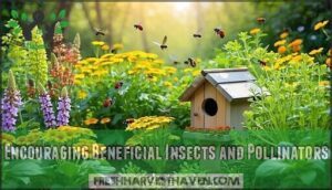 encouraging beneficial insects and pollinators