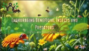 encouraging beneficial insects and predators