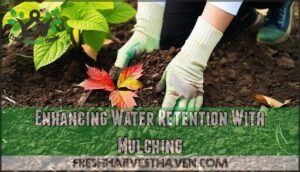 enhancing water retention with mulching