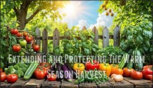 extending and protecting the warm season harvest