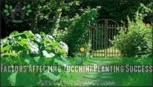 factors affecting zucchini planting success