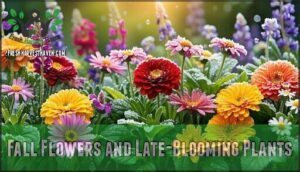 fall flowers and late-blooming plants