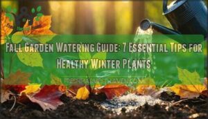 fall garden watering guide