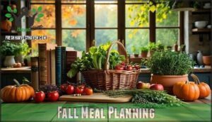 fall meal planning