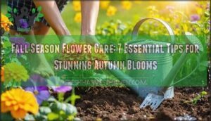 fall season flower care