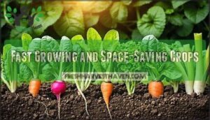 fast growing and space-saving crops