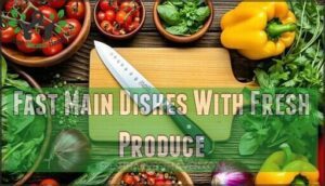 fast main dishes with fresh produce