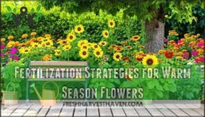 fertilization strategies for warm season flowers