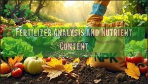fertilizer analysis and nutrient content
