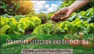 fertilizer selection and application