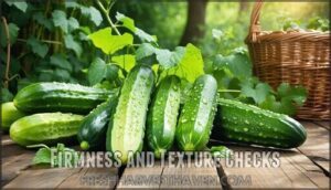 firmness and texture checks