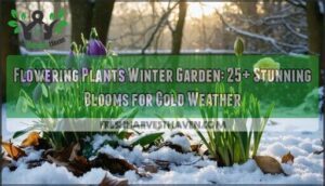 flowering plants winter garden