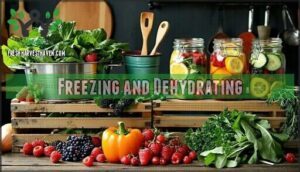 freezing and dehydrating