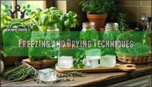 freezing and drying techniques