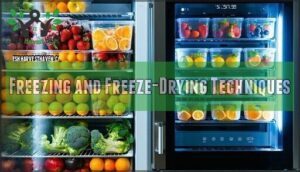 freezing and freeze-drying techniques