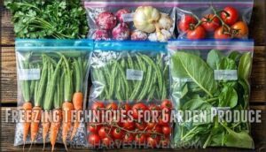 freezing techniques for garden produce