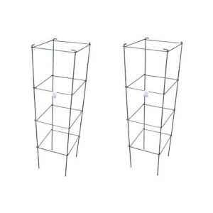 Galvanized Square Folding Tomato Cage B078PHKK6V