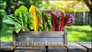 garden-fresh rainbow chard