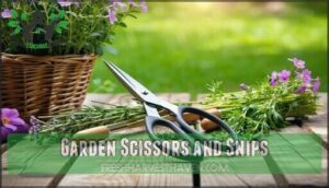 garden scissors and snips