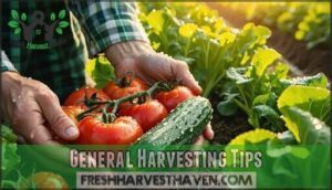 general harvesting tips