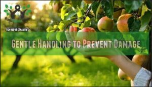 gentle handling to prevent damage