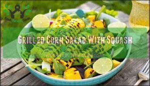 grilled corn salad with squash