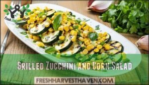 grilled zucchini and corn salad