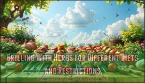 grilling with herbs for different diets and restrictions