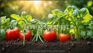 growing conditions