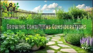 growing conditions considerations