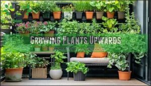 growing plants upwards