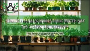 growing vegetables indoors during winter