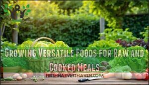 growing versatile foods for raw and cooked meals