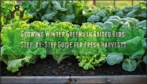 growing winter greens in raised beds