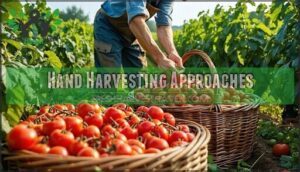 hand harvesting approaches