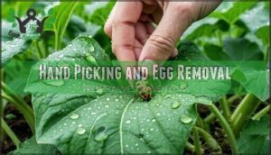 hand picking and egg removal