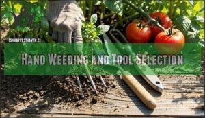 hand weeding and tool selection