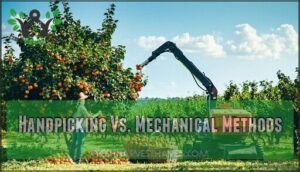 handpicking vs. mechanical methods