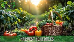 harvest schedules
