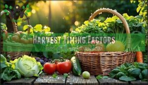 harvest timing factors