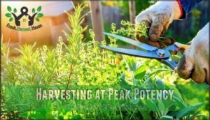harvesting at peak potency