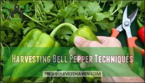 harvesting bell pepper techniques