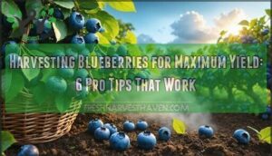 harvesting blueberries for maximum yield
