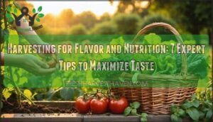 harvesting for flavor and nutrition