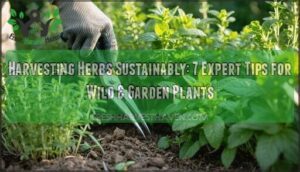 harvesting herbs sustainably