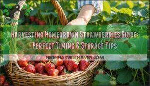 harvesting homegrown strawberries guide