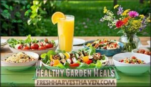 healthy garden meals