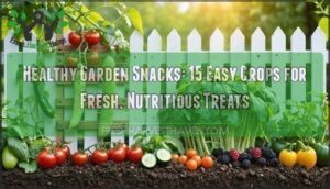 healthy garden snacks