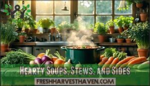 hearty soups, stews, and sides