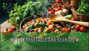 hearty vegetable and bean stew